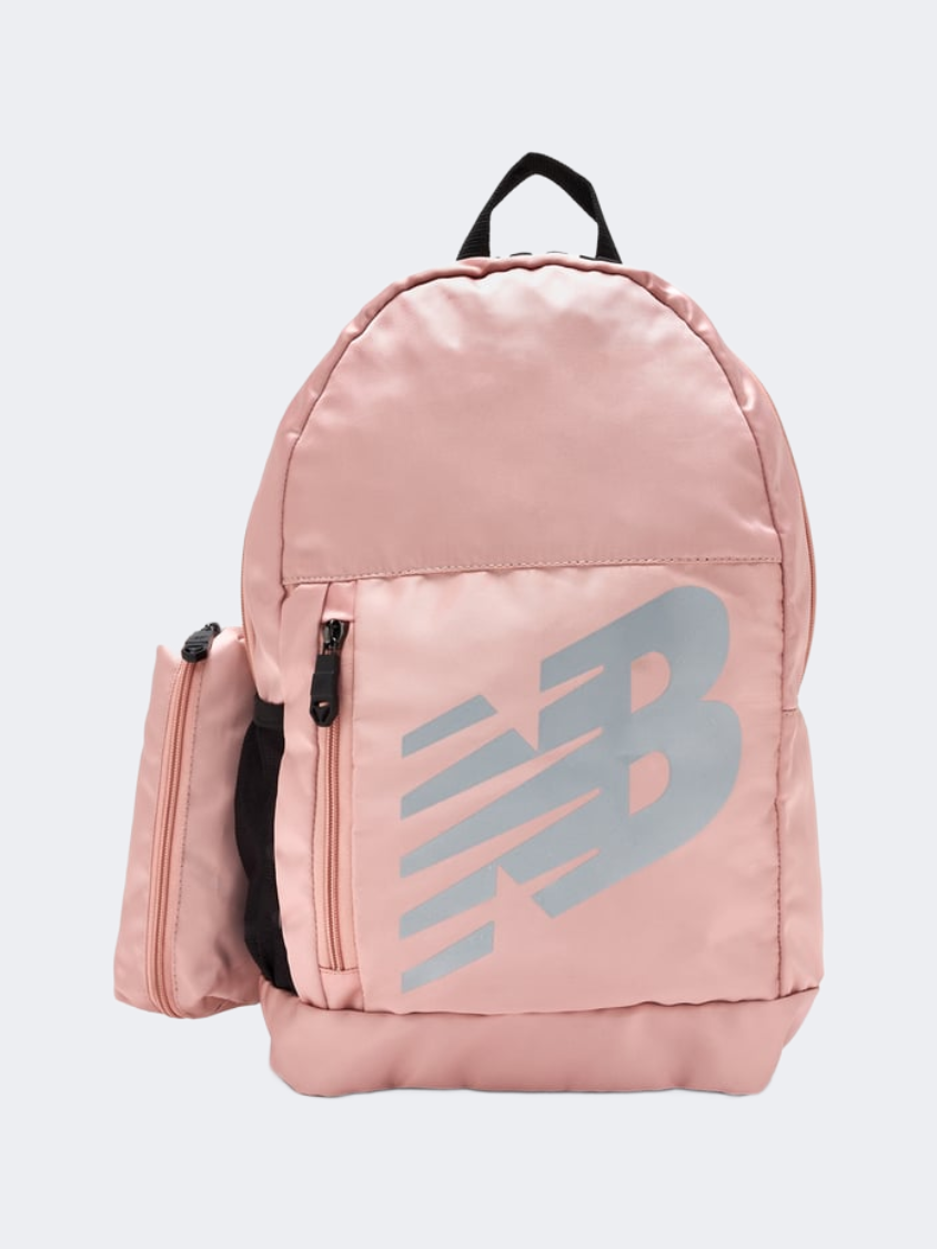 حقيبة ظهر New Balance Logo Ps-Girls Lifestyle + حقيبة أقلام وردي