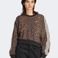 Adidas Leopard Crewneck Women Original Sweatshirt Multicolor