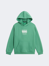 The North Face Track Relaxed Graphic Boys Lifestyle Hoody Dimmed Algae