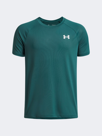 تيشيرت تدريب للأولاد Tech 2.0 من Under Armour بلون أخضر Rack