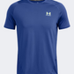 Under Armour Heatgear Fitted Graphic Men Training T-Shirt Tech Blue/Green