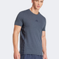 Adidas D4T 3 Stripes Men Training T-Shirt Aurora Ink