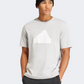 Adidas Future Icons Badge Of Sport Men Sportswear T-Shirt Grey Two