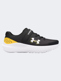 Under Armour بي بي إس سيرج 4 إيه سي بي إس-أحذية جري أولاد أسود/تاكسي/أبيض