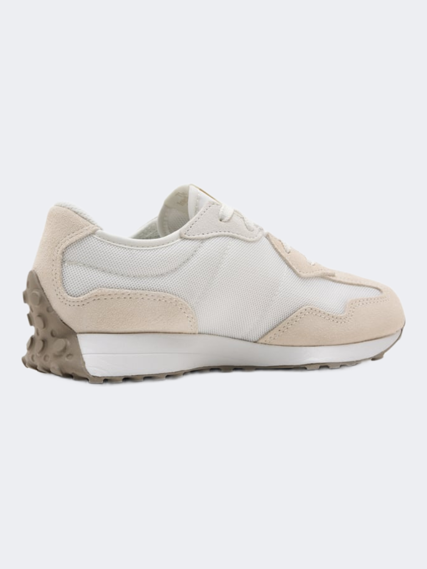 أحذية New Balance 327 Ps-Girls للحياة اليومية باللون الأبيض/ملح البحر