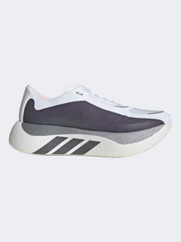 حذاء جري رجالي من Adidas أبيض/سولار توربو