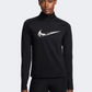 Nike Swoosh Hbr Women Running Long Sleeve Black/White
