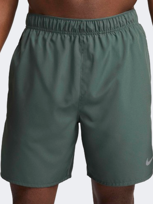 Nike Challenger Men Running Short Green/Bicoastal