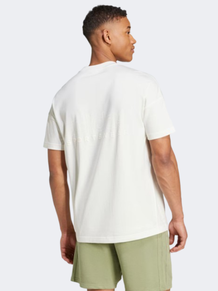 Adidas All Szn Men Sportswear T-Shirt Off White