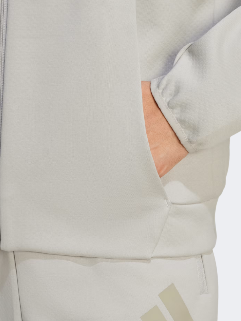 Adidas Z.N.E. Men Sportswear Hoody Metal Grey