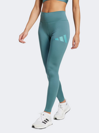 Adidas Train Essentials Big Logo Women Training Tight Preloved Teal