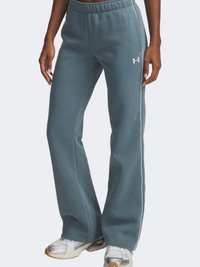 Under Armour Rival Fleece Piped Women Lifestyle Pant Jasper Blue