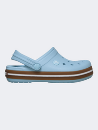 صندل Crocs Crocband Gum للأطفال للحياة اليومية بلون سكاي