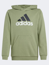 هودي رياضي للأولاد Adidas Essentials Large Two Tone Logo أخضر تينت/أسود