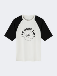 تي شيرت إركي لايف ستايل للجنسين جبنة أبيض/أسود