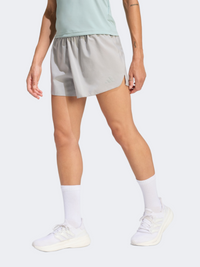 أديداس أدي365 أساسيات شورت جري نسائي رمادي متوسط اللون