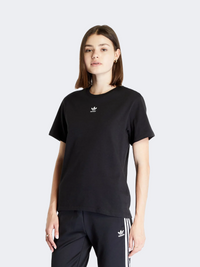 تيشيرت نسائي Essentials Adicolor من Adidas Originals باللون الأسود