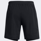 Under Armour Launch 7 Inch 2 In 1 Men Running Short Black/Reflective