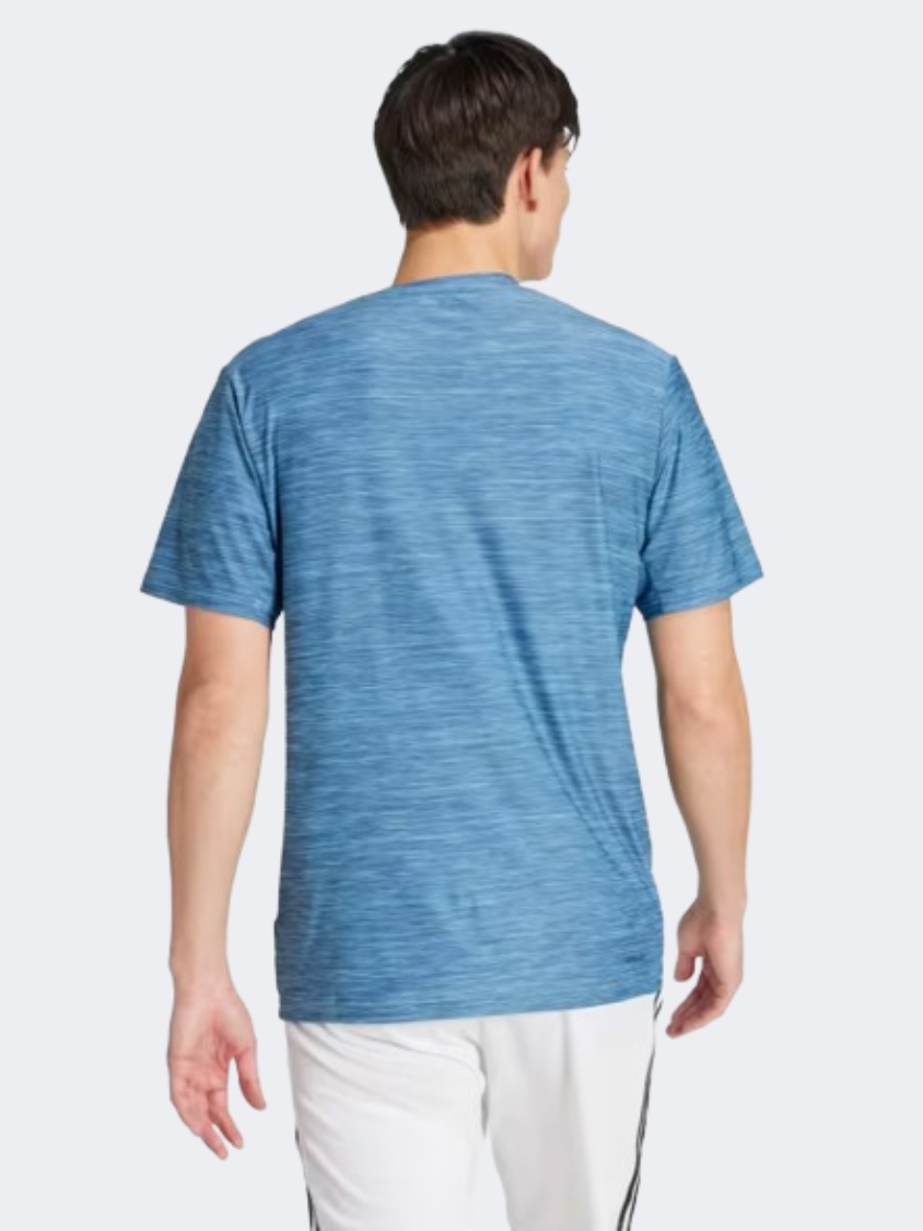Adidas Essentials Stretch Men Training T-Shirt Blue Burst/Ink/Black