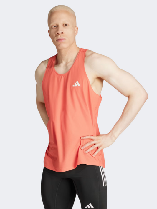 Adidas Own The Run Men Running Tank Preloved Scarlet