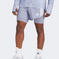 Adidas Own The Run Essentials 3 Stripes 2 In 1 Men Running Short Silver/Violet