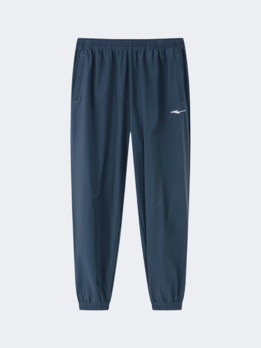 Erke Knitted Cropped Men Running Pant Dark Foggy Blue