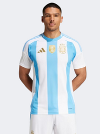 Adidas الأرجنتين 24 هوم تيشيرت كرة القدم للرجال أبيض/أزرق بيرست