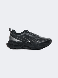 Erke Men Running Shoes Black/Silver
