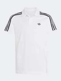 Adidas 3 Stripes Polo Kids-Girls Originals T-Shirt White/Black