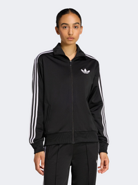 جاكيت اورجينال نسائي واسع Adidas Firebird أسود/أبيض