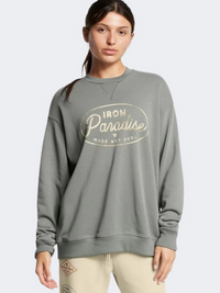 سويت شيرت تدريب نسائي Under Armour Projet Rock Heavyweight Tools Of The Trade كلاي أخضر/أسود