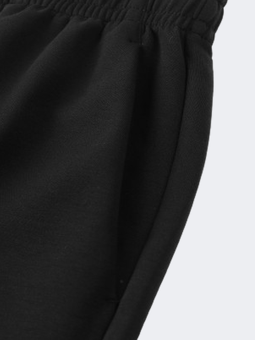 Erke Knitted Cropped Women Lifestyle Pant Black