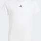 طقم ملابس رياضية للأطفال-بنات Adidas Essentials 3 Stripes أبيض/كربون