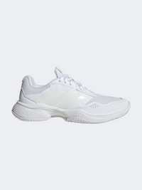 حذاء تنس نسائي Adidas Gamecourt 3 All Court أبيض/زيرو ميتاليك