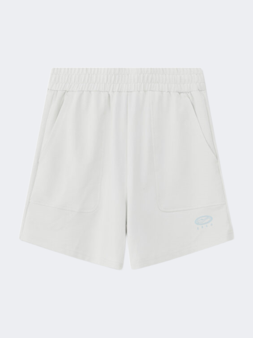Erke Knitted Women Training Short Glacier White