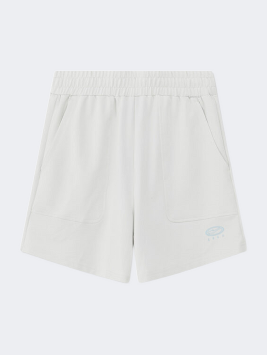 Erke Knitted Women Training Short Glacier White