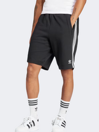 شورت رجالي من Adidas Adicolor 3 Stripes Original أسود/أبيض