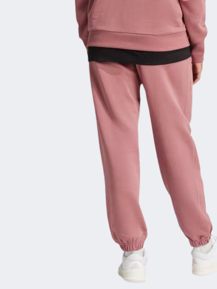 Adidas All Szn Loose French Terry Women Sportswear Pant Preloved Crimson