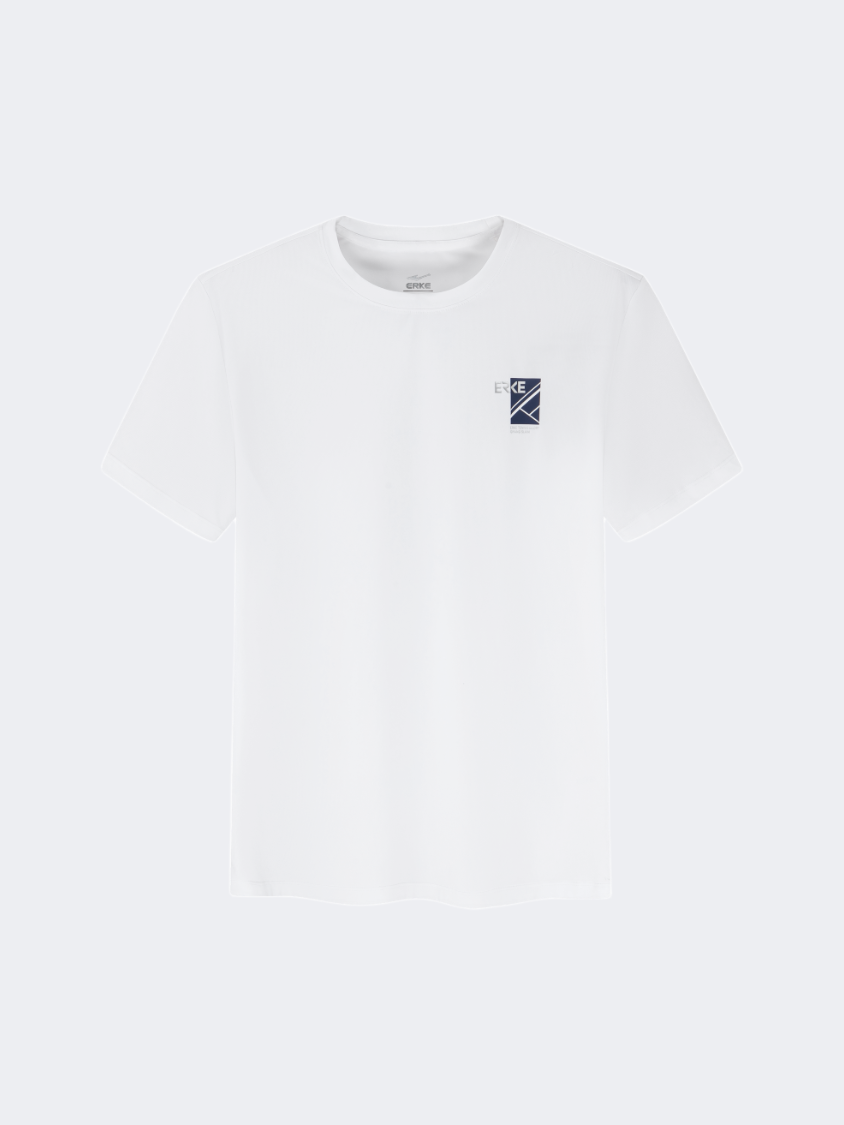 Erke Men Tennis T-Shirt White