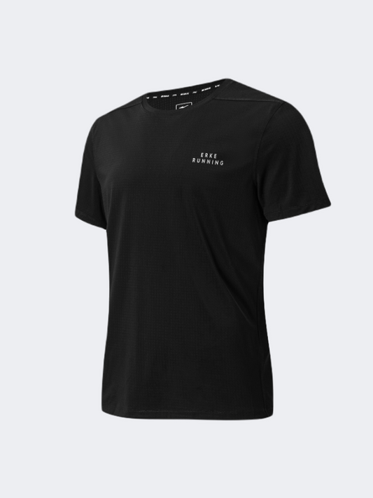 Erke  Men Running T-Shirt Black