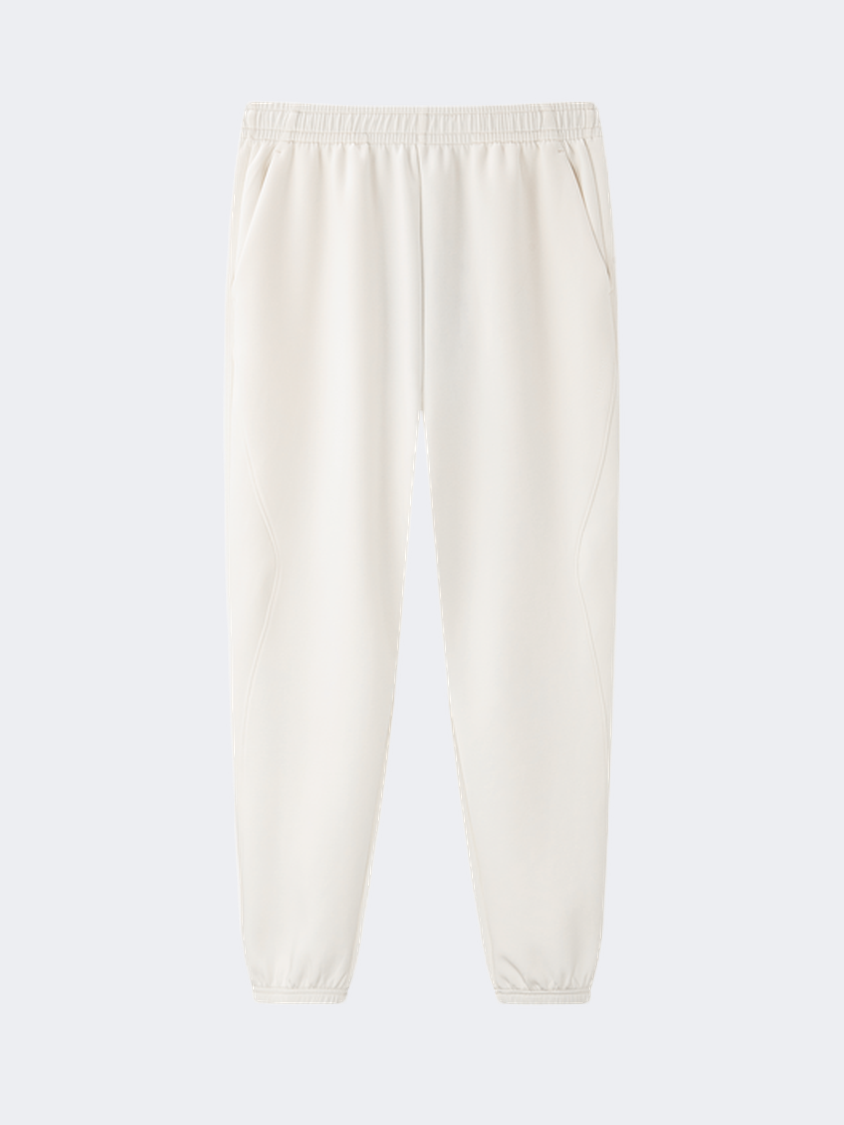Erke Knitted Cropped Women Lifestyle Pant Glacier White