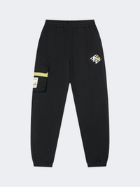 Erke Knitted Kids-Boys Basketball Pant Black