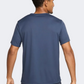 Nike Miler Dri-Fit Uv Short-Sleeve Men Running T-Shirt Thunder Blue
