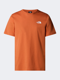 The North Face بوكس إن إس إي تيشيرت رجالي كاجوال آيرون برونز/أسود