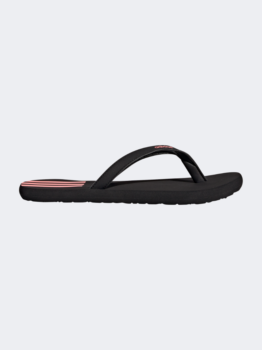 Adidas إيزي نسائي شباشب سباحة أسود/أحمر