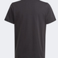 Adidas Messi Graphic Kids Boys Football T-Shirt Black/Grey/Orange