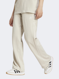 Adidas Essentials Small Logo Feel Cozy Women Sportswear Pant Wonder Alumni/White