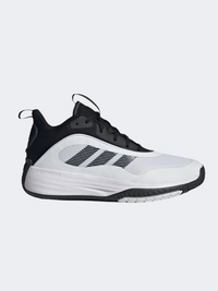 حذاء كرة سلة رجالي Adidas Own The Game 3.0 أبيض/أسود