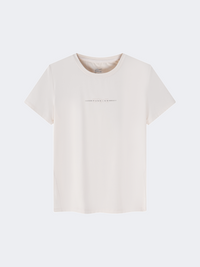 تي شيرت للجري للنساء من إركي بلون وردي صدفة البحر