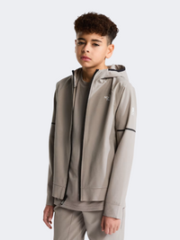The North Face Mountain Athletic Woven Boys Training Jacket Stone Slab